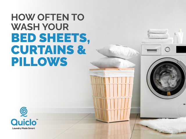 How Often To Wash Your Bedsheets, Curtains and Pillows