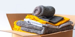 Storing woollen jacket